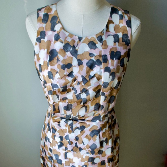 Silk J. Crew Neapolitan Watercolor Dress - Picture 6 of 8